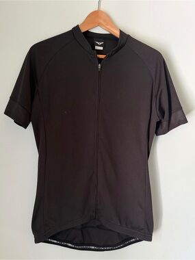 Twin Six Women’s Large Black Full Zip Cycling Jersey Short Sleeve Performance